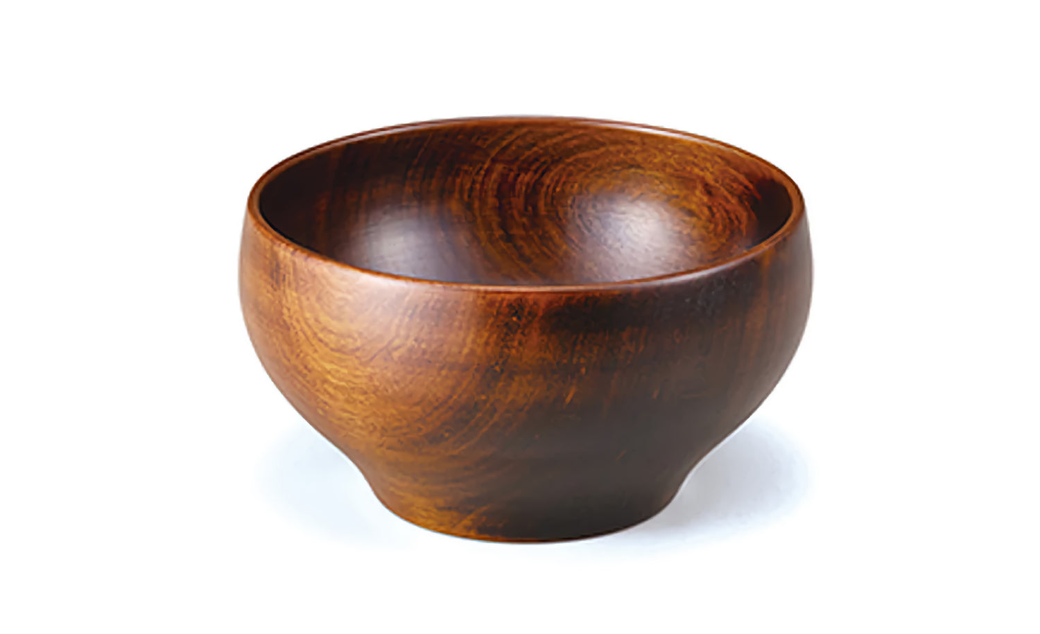 YAMANAKA LACQUERWARE SAKURA ROUND BOWL BROWN (L SIZE)