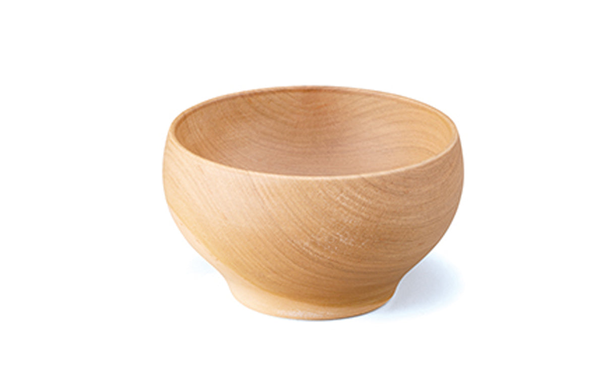 YAMANAKA LACQUERWARE SAKURA ROUND BOWL NATURAL (M SIZE)