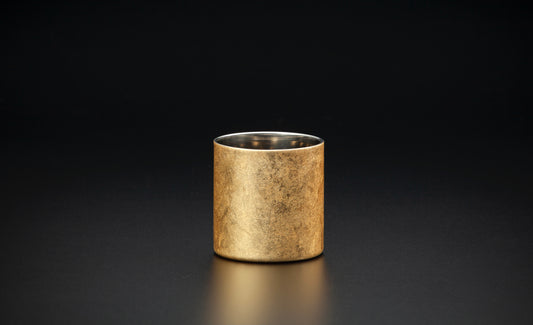 YAMANAKA LACQUERWARE URUSHI POLISHED CUP DOUBLE-WALLED HAKUI SERIES - ROCK