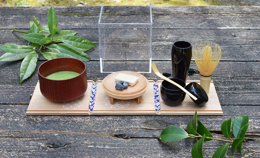 YAMANAKA LACQUERWARE DECORATIVE FOLD UNFINISHED WOOD (NATURAL) FLORAL SHIPPŌ