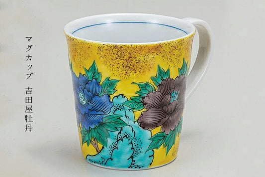 KUTANI MUG CUP (YOSHIDAYA BOTAN STYLE)