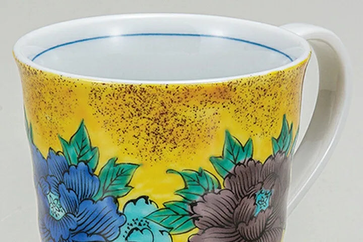 KUTANI MUG CUP (YOSHIDAYA BOTAN STYLE)