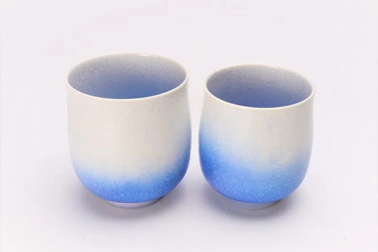 JAPANESE ARITA YUNOMI SET AIZOME SUITEKI / SHINEMON KLIN