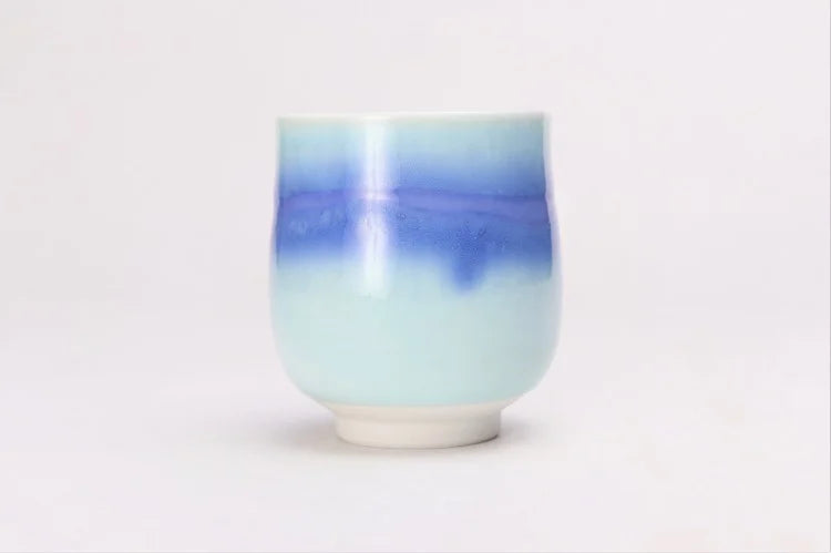 JAPANESE ARITA YUNOMI SET UMI NO SILK ROAD / SHINEMON KLIN