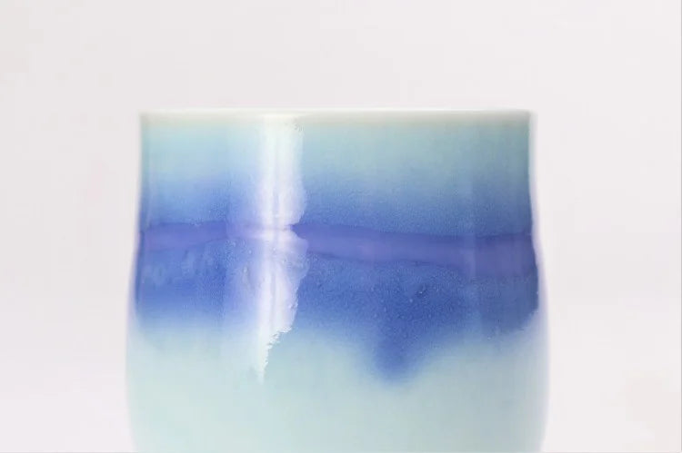 JAPANESE ARITA YUNOMI SET UMI NO SILK ROAD / SHINEMON KLIN