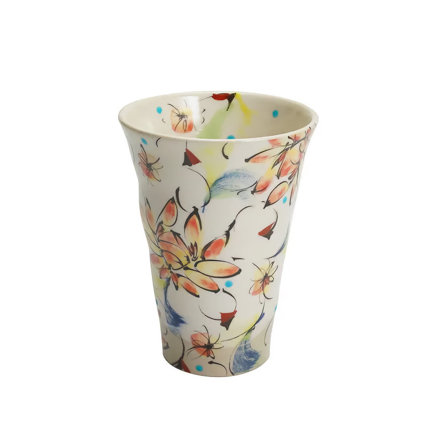 KUTANI WARE TUMBLER – SAIKA (RED) /KOKUZOU KLIN