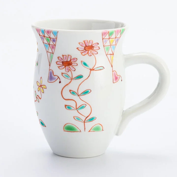 KUTANI WARE MUG GENTLE BREEZE /GINSYUU KLIN