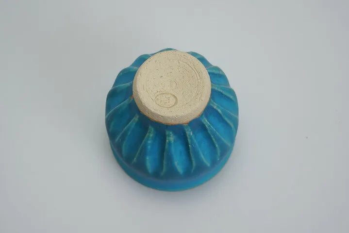 KUTANI WARE TURKISH GLAZE GUINOMI (SAKE CUP) / KOKUZOU KILN