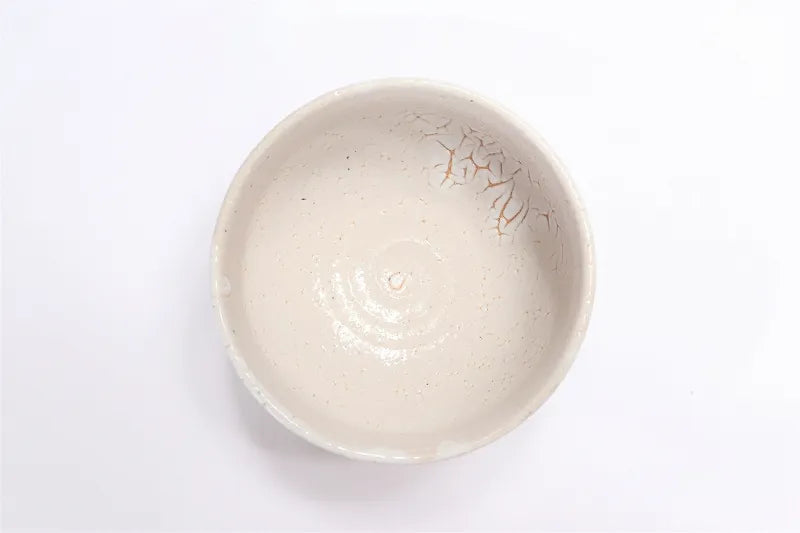 JAPANESE ARITA KAIRAGI CAMELLIA MATCHA BOWL (WITH WOODEN BOX)