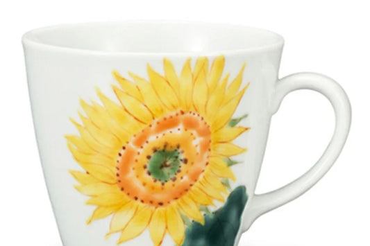 KUTANI WARE MUG CUP HIMAWARI