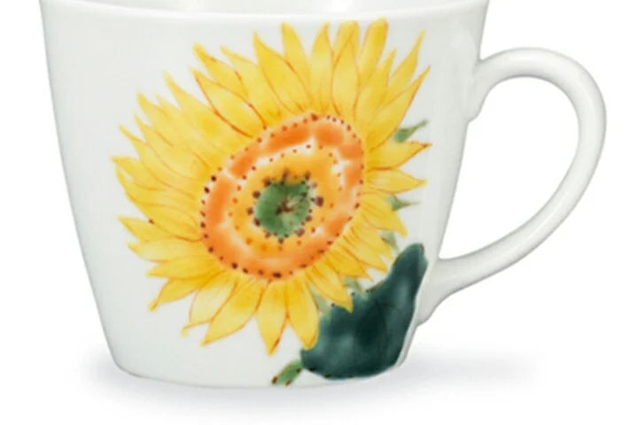 KUTANI WARE MUG CUP HIMAWARI