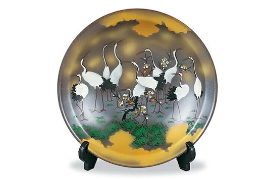 KUTANI DECORATIVE PLATE GUN KAKU