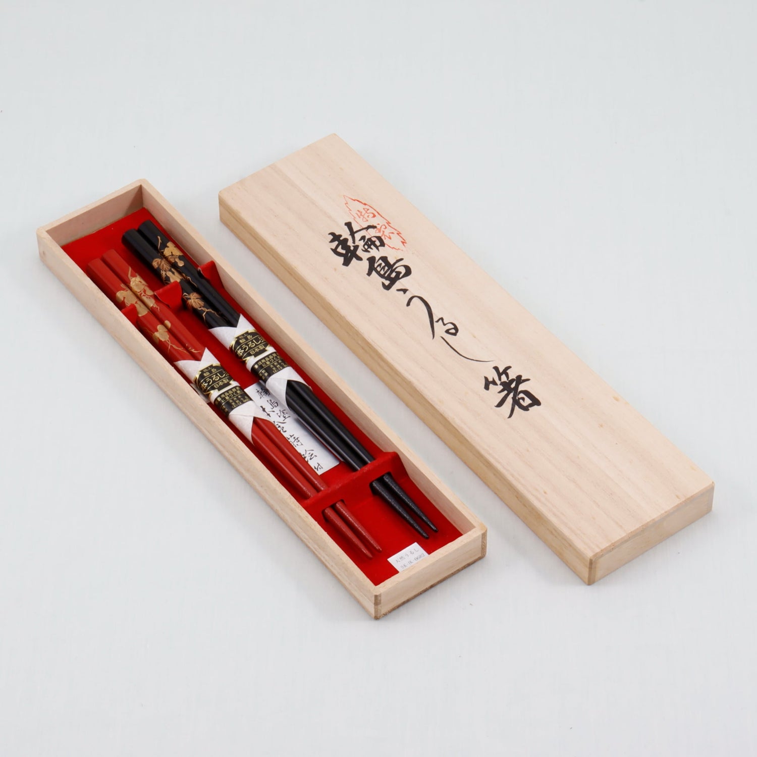 WAJIMA LACQUER CHOPSTICKS PAIR ROKUHYOTAN