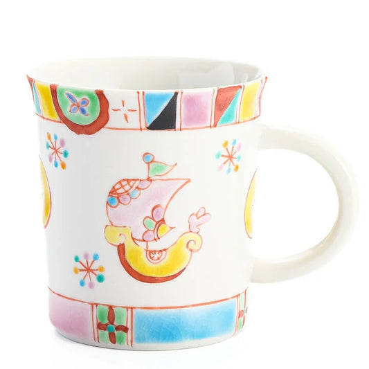 KUTANI WARE MUG SETTING SAIL /GINSYUU KLIN