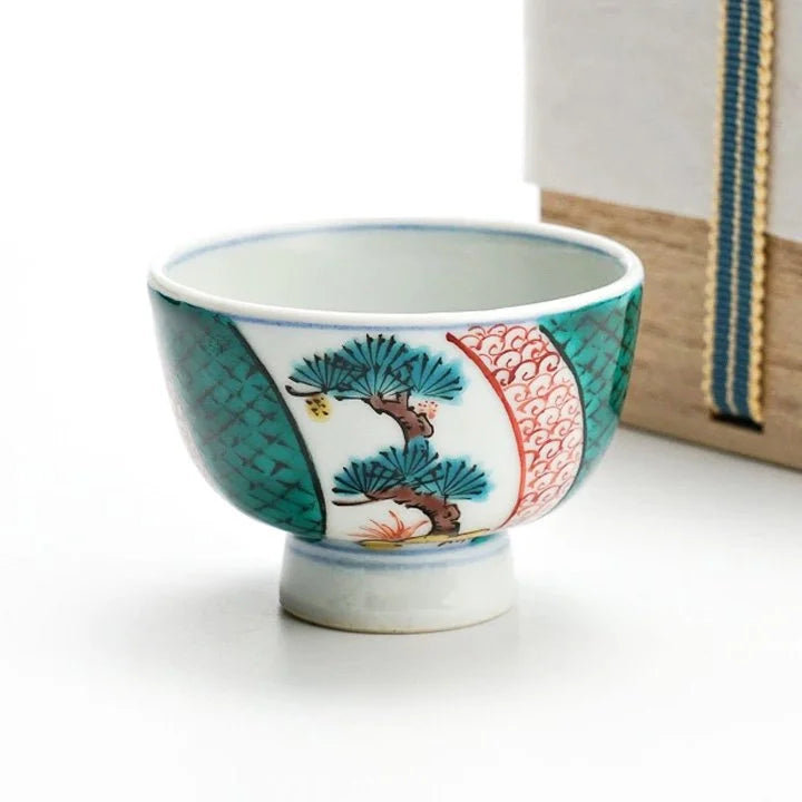 KUTANI WARE GUINOMI SYOCHIKUBAI/TAMEKICHI MITSUI