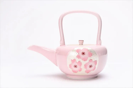 ARITA WARE “LIGHT PINK LUSTER SAKURA SAKE SET” – TASEIGAMA KILN | JAPANESE PORCELAIN TOSOKI