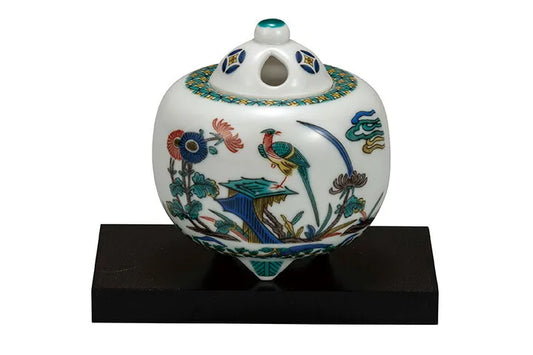 KUTANI JAPANESE INCENSE BURNER KO-KUTANI KACHŌ