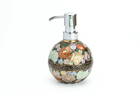 KUTANI WARE SOAP BOTTLE HANAZUME / TAISHI KILN