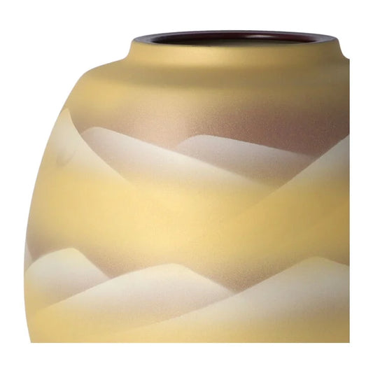 KUTANI WARE FLOWER VASE KINRENZAN