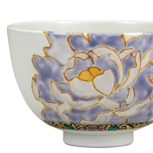 MATCHA BOWL CHAWAN
KUTANI PURPLE BOTAN/ TSUYOSHI SATOU