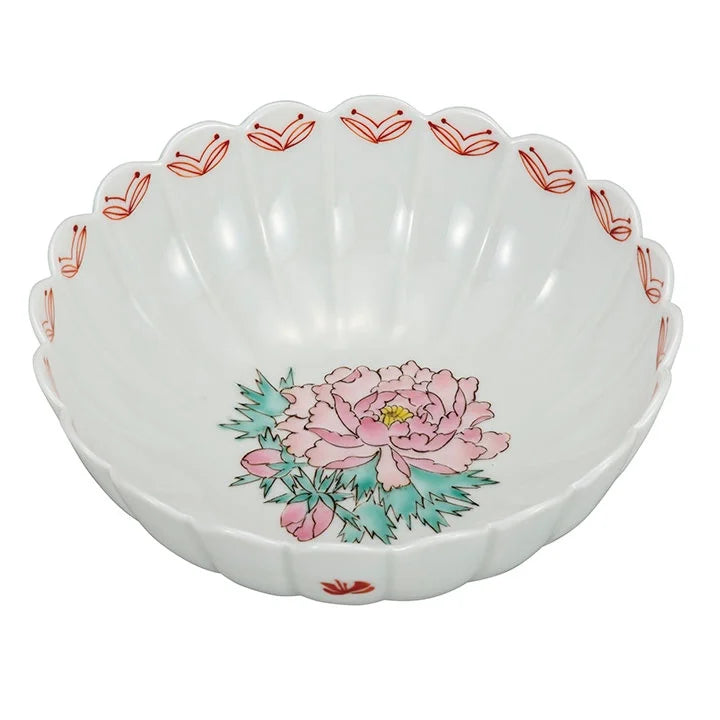 KUTANI WARE BOWL BOTAN / TOMOKO NITTA