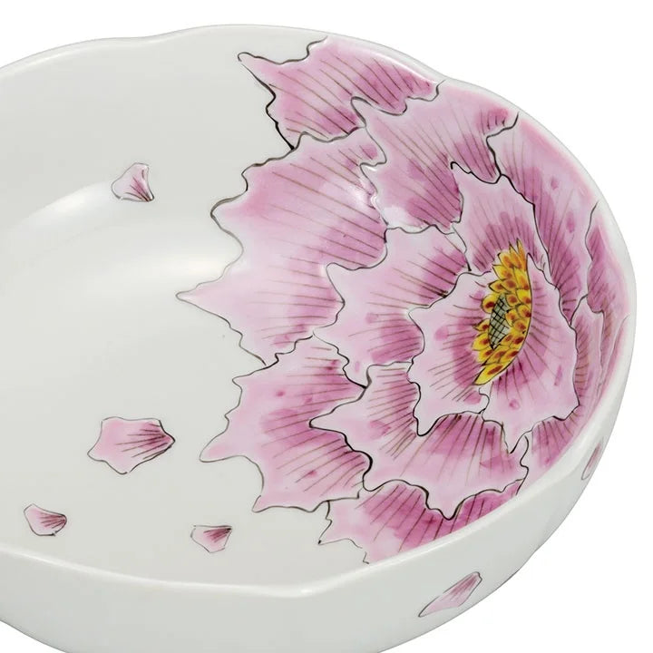 KUTANI WARE BOWL BOTAN / YOSHINORI FUKUDA
