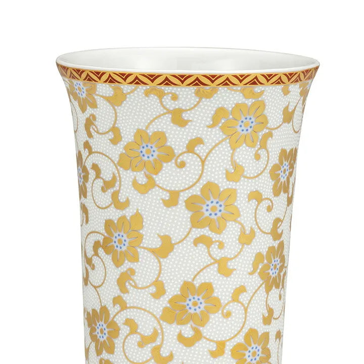 KUTANI JAPANESE BEER CUP WHITE TETSUSEN WITH RAISED DOTS