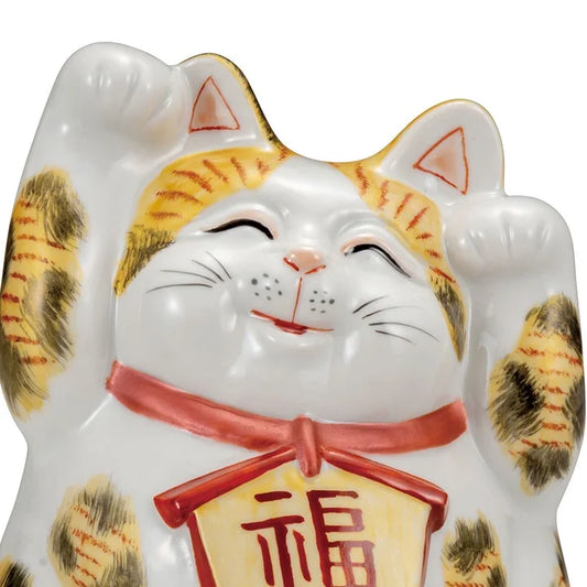 KUTANI WARE EMA CAT (MANEKI NEKO) KINSAI SANMOU