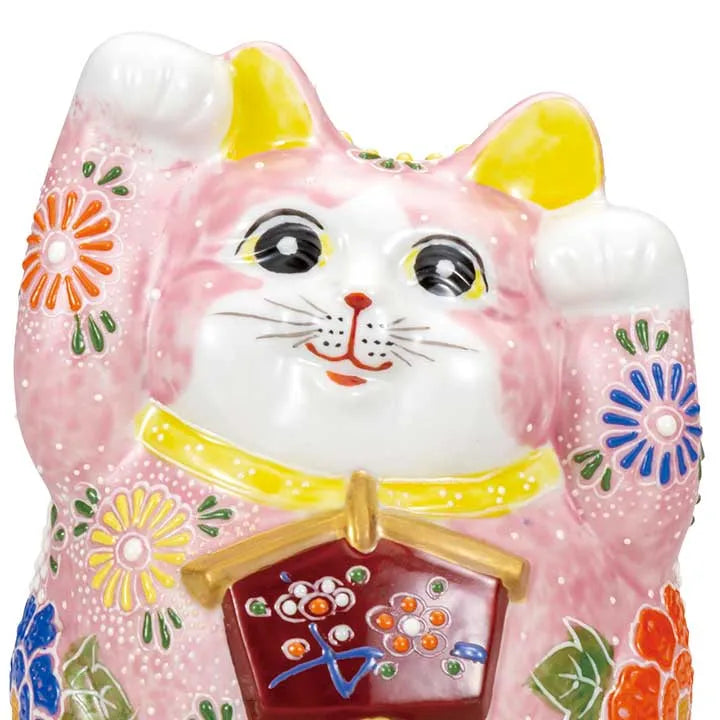 LUCKY CAT( MANEKI-NEKO) KUTANI EMA – PINK MORI