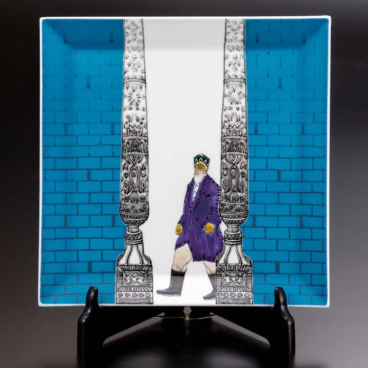 KUTANI WARE DECORATIVE(COLORFUL MEMORIES OF DISTANT DAYS) / KAZUNORI TAKEGOSHI