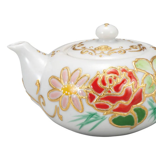 JAPAN KUTANI TEA POT HANAMATOI/SHIHO AIKAWA