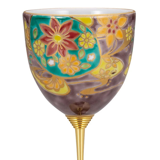 JAPANESE WINE GLASS KUTANI WINE CUP EA TURTLE