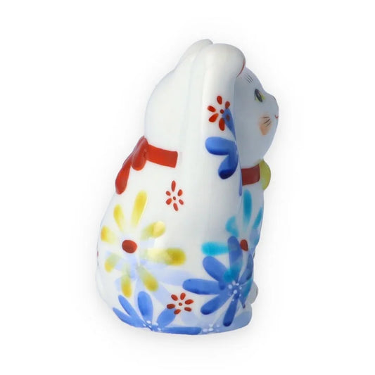 KUTANI JAPANESE LUCKY CAT(MANEKI NEKO) FLOWER UTAGE/ KOKUZOU KLIN