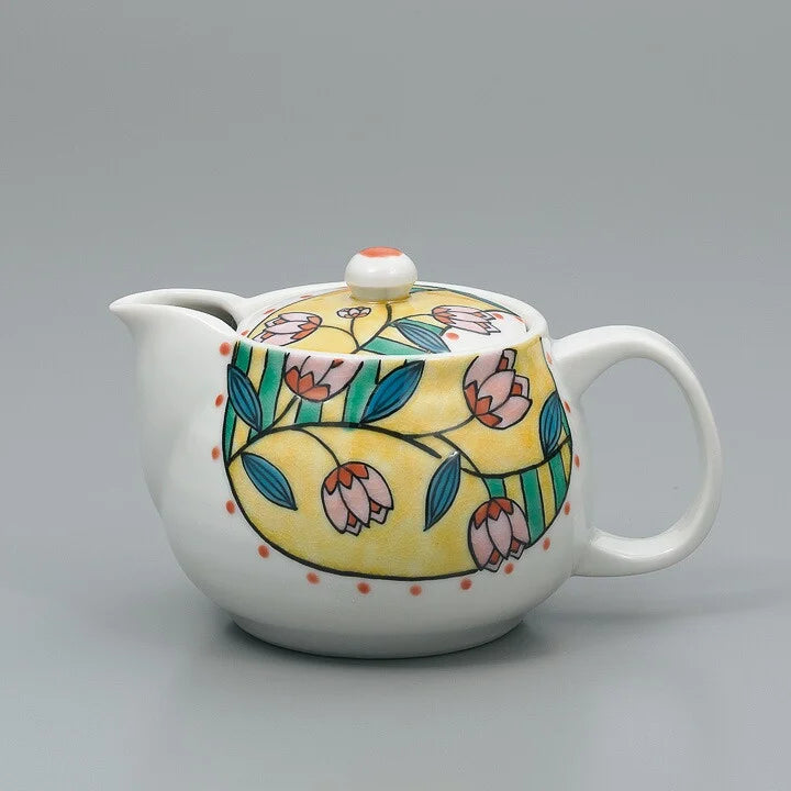 KUTANI WARE TEAPOT TULIP