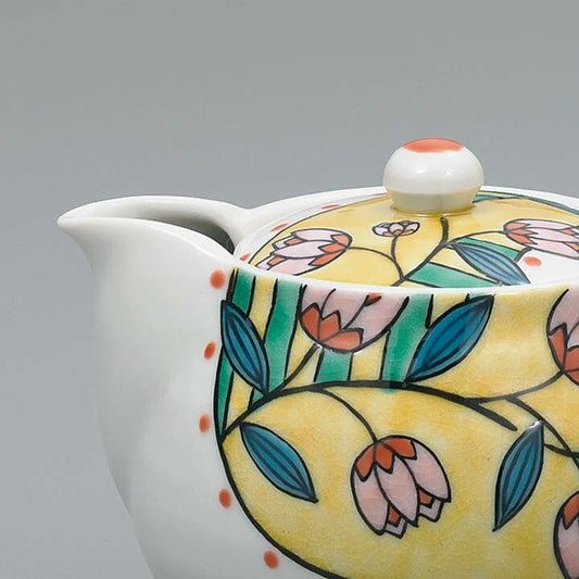 KUTANI WARE TEAPOT TULIP
