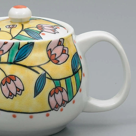 KUTANI WARE TEAPOT TULIP