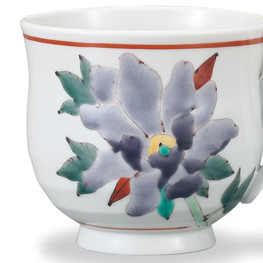 KUTANI WARE MUG CUP BOTAN/ TAISHI KLIN