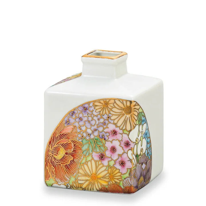 KUTANI WARE FLOWER VASE SINGLE BLOOM - ELEGANT FLOWER/ TAISHI KLIN