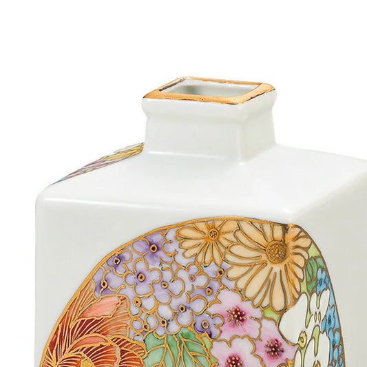 KUTANI WARE FLOWER VASE SINGLE BLOOM - ELEGANT FLOWER/ TAISHI KLIN
