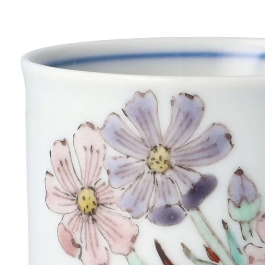 KUTANI WARE AUTUMN CHERRY BLOSSOMS /TAISHI KLIN