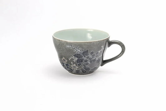 ARITA WARE USUZUMI SUMI HAJIKI AKIKUSAMON WAN-ZARA/ IMAEMON IMAIZUMI, 14TH GENERATION