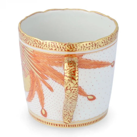 KUTANI MUG CUP - KINRANDE PHOENIX MOTIF BY YOSHINORI FUKUDA