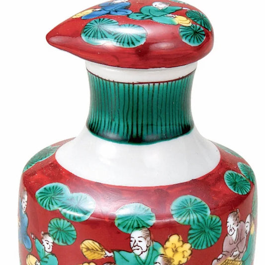 KUTANI WARE SOY SAUCE DISPENSER (LARGE) - MOKUBEI DESIGN/BIZAN KILN