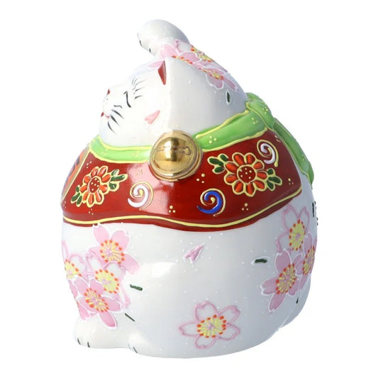 LUCKY CAT(FUKUFUKU MANEKI NEKO) SAKURA JAPAN KUTANI