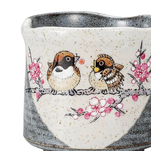 KUTANI WARE LARGE YUNOMI TEACUP – SPARROW DESIGN