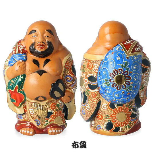 KUTANI SEVEN LUCKY GODS ORNAMENT – “MORI” DECORATIVE DESIGN