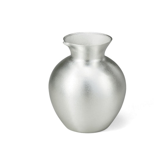 NOUSAKU JAPANESE TIN TOKKURI – HANDMADE SAKE CARAFE FROM TAKAOKA