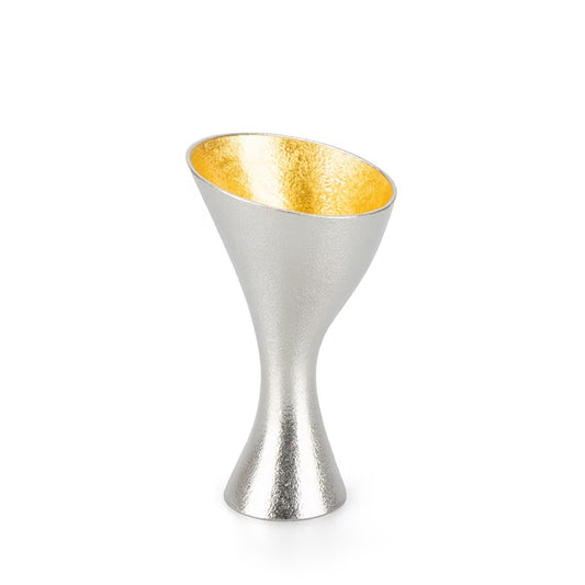NOUSAKU JAPANESE WINE GLASS – S-LINE – GOLD LEAF