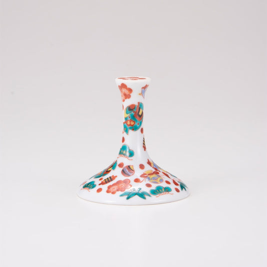 JAPANESE WINE GLASS KUTANI TAKARA-ZUKUSHI