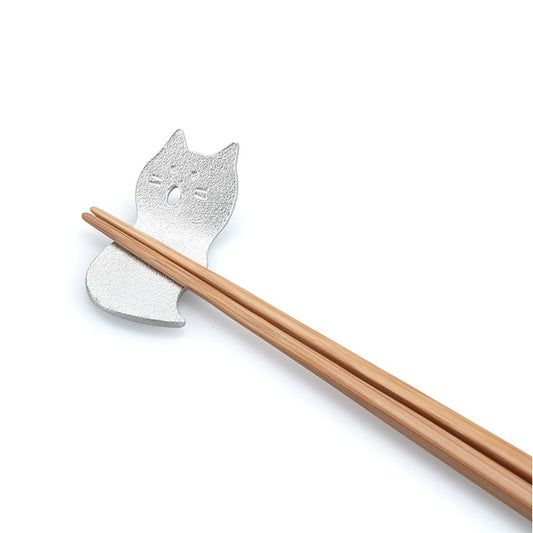 NOUSAKU CONNECTED CHOPSTICK REST - CAT - SET OF 5